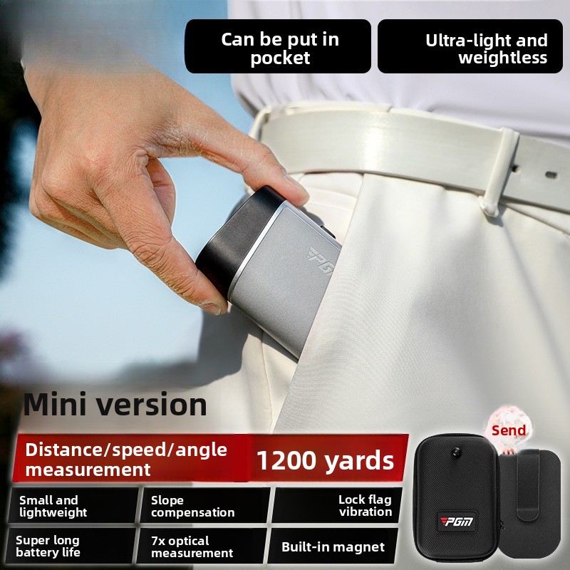 Golf Rangefinder Mini Pocket E - đánh giá và giá Golf Rangefinder