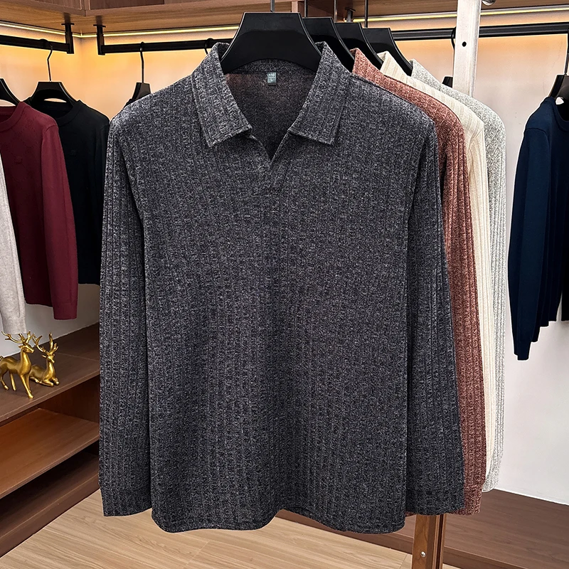 Men Polo Collar V‑Neck Knit Sw - đánh giá và giá Golf Tees