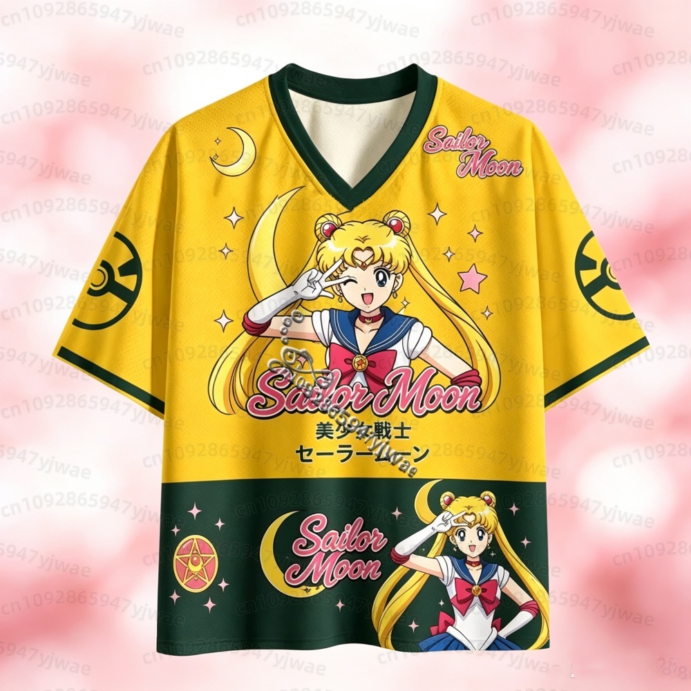 26 Sailor Moon Anime Mesh Jers - đánh giá và giá Golf Tees