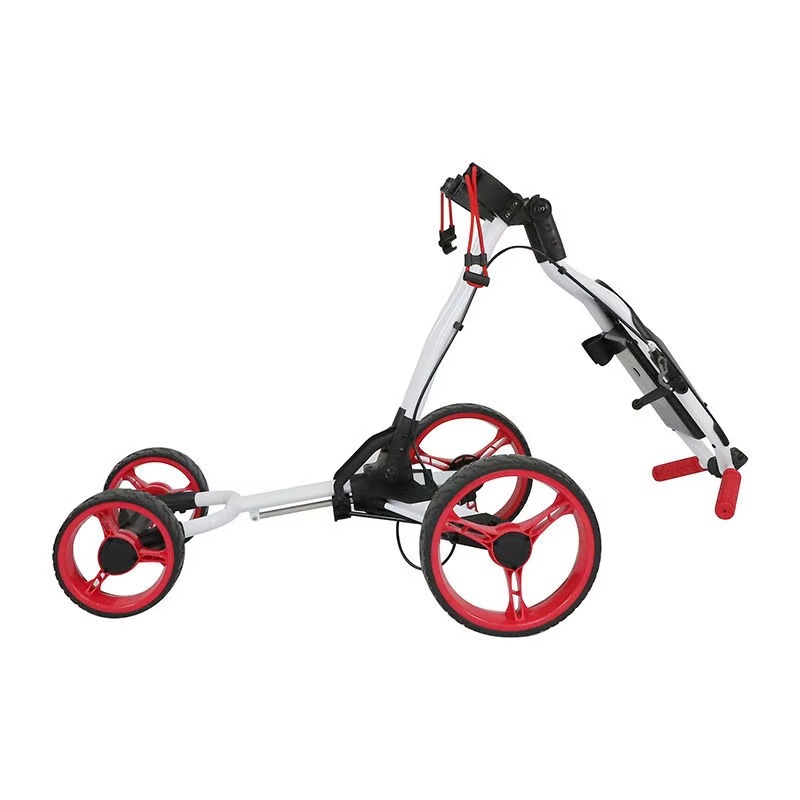 Golf Push Cart 4 Wheel Sturdy  - đánh giá và giá Golf Umbrella