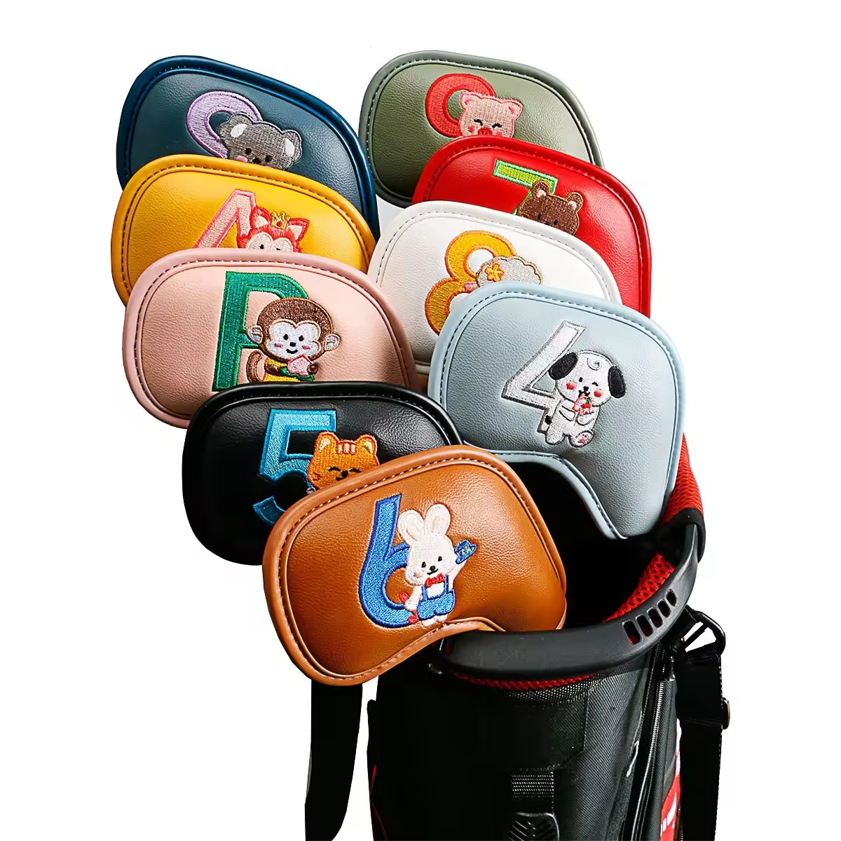 9Pcs Cute Cartoon Animal Golf  - đánh giá và giá Golf Clubs