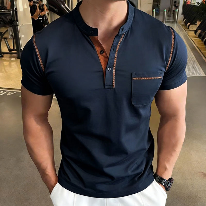 New Summer Men's Henry Collar  - đánh giá và giá Golf Tees